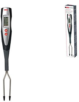 Home bilancia-forchettone de cocina electrónico, negro/gris