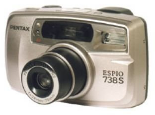 Pentax Espio 738 S Fecha 135 mm cámara