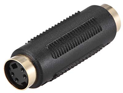 sourcing map S-Vidéo 4Terminal Femelle Connecteur Femelle Adaptateur Vidéo Stéréo Féminin