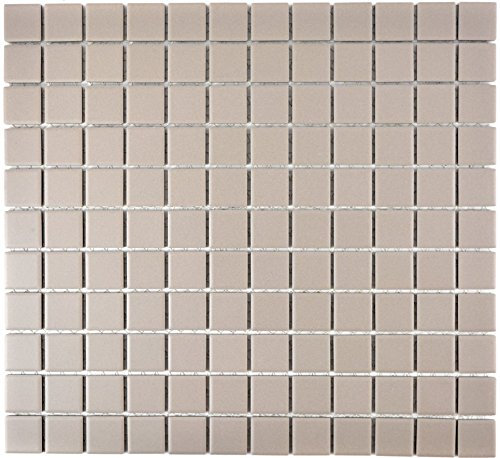 Mosaico piastrelle mosaico piastrelle in ceramica mosaico ceramica mattonella grigio chiaro non verniciato