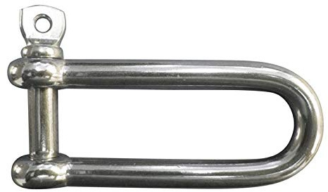 Long D-Shackles - Stainless Steel A4-Marine Grade (316) - M8 - Pack of 1