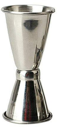 Vogueing Tool Stainless Steel Jigger Spirit Measure Cup Double Side Japanese-Style Cocktail Jigger for Cocktail Beginners, Avid Enthusiasts and Professionals (M-25/35ML)