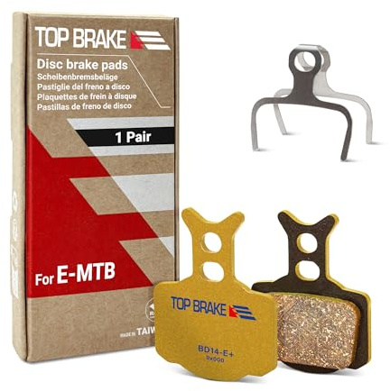Top Brake pastiglie Freni a Disco per Formula Cura/Oval/The One/Mega/RX/ R1/ R1R/ T1/ C1/ Cura-E (Premium E+ - Oro)
