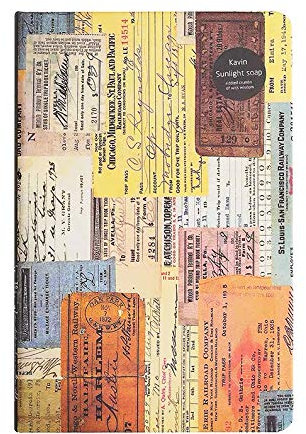 ZPPLD A5 Notizblöcke,Tagebuch A5,A5 tagebuch nachfüllbar,Vintage Tagebuch,Retro-Notizbuch with Hard Cover,96 Blatt,192 Seiten,100g/m2 Kraftpapier Ausgefallene Muster innerhalb der Seite.