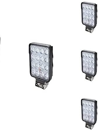 Hella 1GA 357 106-022 LED-Arbeitsscheinwerfer - Valuefit S2500-12/24V - 2500lm - Anbau/Bügelbefestigung - hängend/stehend - Nahfeldausleuchtung - Kabel: 800mm, 4er Packung