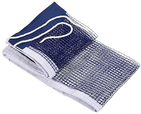 M METERXITY Table Tennis Net Replacement - Ping Pong Net String Tension Equipment, Polyethylene, Apply to Standard Table (183 x 15cm, Blue)