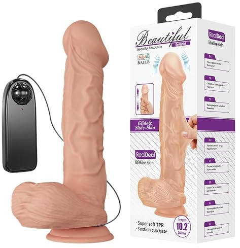 Pretty Love Bergrisi Gode ​​vibrant réaliste Nude Ø 5,5 x 26 cm