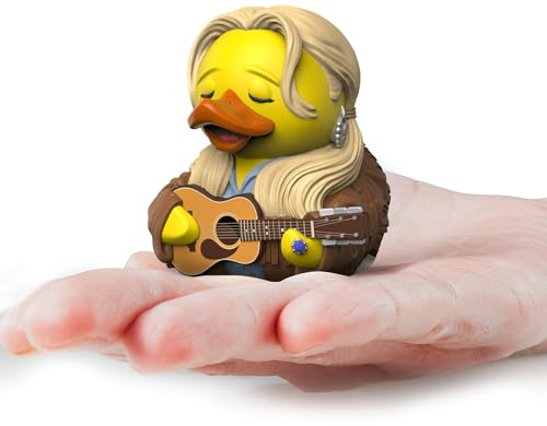 TUBBZ Friends Pheobe Buffay Rubber Duck Collectible Toys Mini 5cm | Official licensed product of Friends Comedy TV Series, Mini Phoene Buffay Vinyl Duck with bathtub, décor & gifts for women
