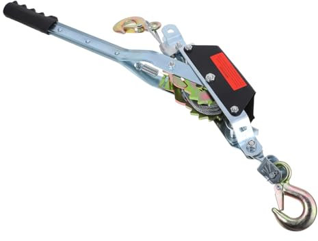 Veemoon Seilzuggerät Stahl Mit Doppelhaken Ratschen Kraftzieher Manuell Baumfällarbeiten Drahtspanner Leicht Und Robust