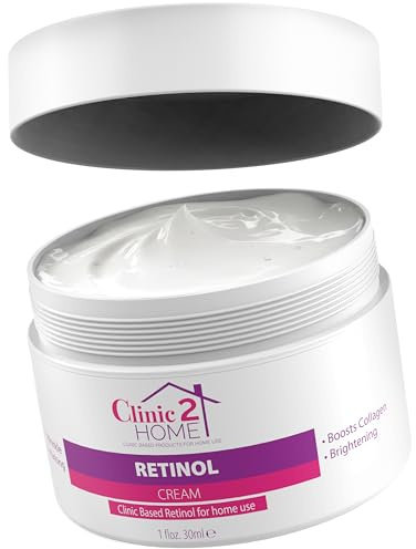 Clinic2Home Retinol-Creme (50g) – Anti-Falten-Creme für Damen & Herren. Strafft, reduziert Falten, stärkt Kollagen & hellt die Haut auf. Für sichtbar glattere Haut.