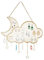 Jiayaus Organisateur de Bijoux à Accrocher avec 6 Crochets, Porte Bijoux Mural pour Colliers Boucles d'Oreilles Bracelets, Affichage Bijoux pour Femmes Filles, Cadeau (Nuages de Lune)