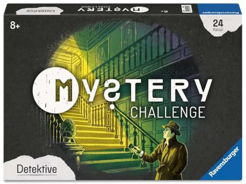 Ravensburger 23696 - Mystery Challenge - Detektive - 24 Rätsel für EXIT-Begeisterte ab 8 Jahren