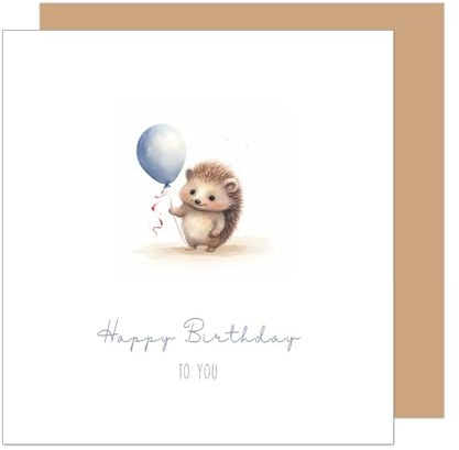 Edition Seidel Premium quadratische Geburtstagskarte mit Umschlag. Glückwunschkarte Happy Birthday to you Karte mit Spruch für Mann Frau Freund Freundin Kind (GQ407 SW025)