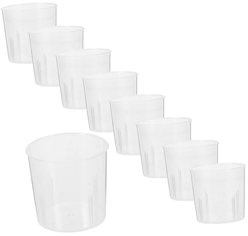 Uonlytech Misurini Tazze per Miscelare Resina da 30ml in Pp, Facili da Pulire e Conservare, Confezione da 100 Pezzi per Uso DIY e Lavori Fatti a Mano