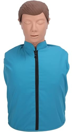 Maniquí De RCP Para Adultos, De Goma, De Medio Cuerpo, Con Respiración Artificial, Modelo Humano, Maniquí Entrenamiento Para Reanimación Cardiopulmonar, Entrenamiento Primeros Auxilios A