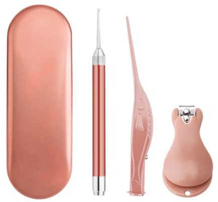 Mikinona Professional Sturdy Nail Cutter Nail Clippers Set Stainless Steel and Manicure Tool with Ergonomic Design and Comfortable Grip and Personal Grooming for Children