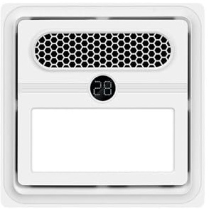 Kx9Lb8d Abluftventilator Home Integrierte Deckenventilatorbeleuchtung Badezimmerheizung 30x30cm Bodenventilator