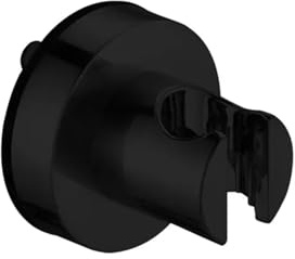 Supporto Soffione Doccia Supporto for soffione doccia Ventosa potente for mandrino for sedile Staffa universale for a ventosa for accessori da bagno(Black)