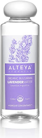 Alteya Bio Lavendelwasser 250ml - 100% USDA Bio-zertifiziert, GROSSE PACKUNG, Lavandula Angustifolia Hydrolat, Feuchtigkeitsspendend, ohne Zusatzstoffe & ohne Alkohol