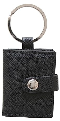 Deknudt Frames S59NS3 Schlüsselanhänger, Leder, Schwarz, 24 x 12,5 x 0,5 cm