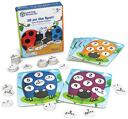 Learning Resources 10 auf einen Schlag! Schaffst du es, in diesem Bingospiel auf zehn zu kommen?