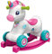 Baby Clementoni - Nuvola Dolce Unicorno, Ride On 3 in 1 Educativo per Bambino 12-36 Mesi, Gioco Parlante in Italiano e Inglese, Giocattolo Primi Passi con Suoni, Luci e attività Educative, 17855