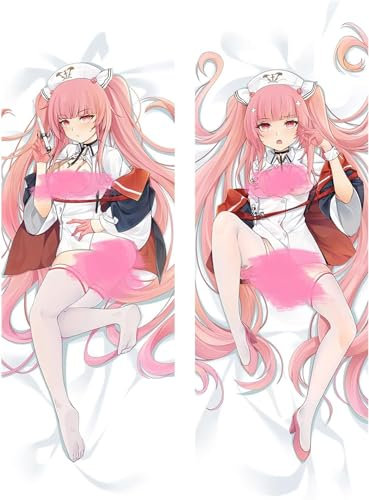 Anime Kissenbezug Manga Kissenhülle Für Anime Girls,Anime Pillowcase Digitaler Doppelseitiger Druck Kissenbezug,Seitenschläferkissen Bezug,Bedding Umarmungskissen Bezu,Peachskin-120 x 40 cm