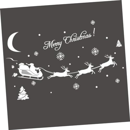 Cabilock Schneeflocke Fenster Haftet Pvc Aufkleber Für Weihnachten Decor Weiß
