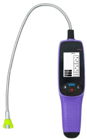 Shkalacar Bremsflüssigkeitstester, Bremsflüssigkeit Tester mit LCD Bildschirm, Hochpräziser Auto Bremsflüssigkeitsdetektor für DOT 3 / DOT 4 / DOT 5.1