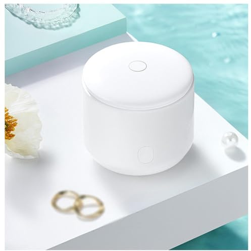 VEIEFJXN Detergente per Protesi Dentarie 49khz Ultrasonic Jewelry Dentures Cleaner, Lavatrice Ultrasuoni, 120ml Portatile Pulitrice Ultrasuoni Protesi Dentali Pulizia