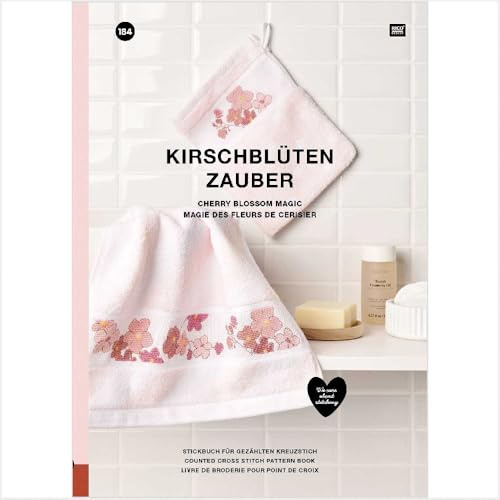 Stickbuch 184 Kirschblütenzauber - Stickbuch für gezählten Kreuzstich