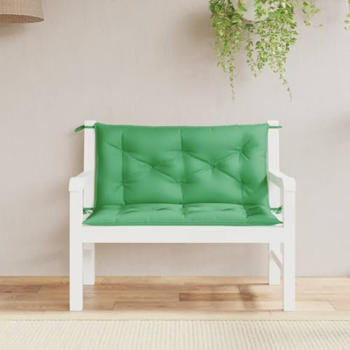 ShGaxin Gartenbank-Auflagen 2 STK. Grün 100x50x7 cm Oxford-Gewebe, Terrassenmöbel, Wetterfeste Bank, Outdoor Bank, Parkbank, Garten Banken, Deko Bank, Gartenmöbel - 361664