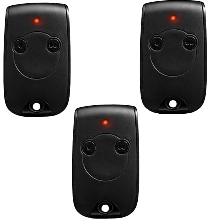 3 pour 1841026 Telecommande NS 2 Canaux 433.42MHZ Motorisation Portail Portes de Garage Garantie de 3 Ans Batterie au Lithium Longue durée Portée Ultra-Longue portée