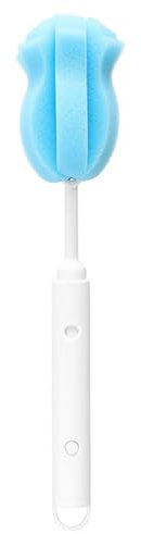 Crevice Brush,Scrubbing Brush,Sponge Bottle Cleaner Brush - Food-Grade Cup Brush | Soft Extendable Sponge Brush Odorless Glass for Coffee