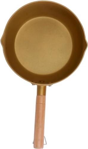 CHFYIJYHM Snow Pan Snack Bowl Non Stick Pot Japanese Milk Pan Nonstick Sauce Pan Pasta Bowl Small Saucepan Nonstick Milk Pan Milk Boiling Pot Coffee Desert Aluminum Alloy Small Steamer-Golden||37X18X8