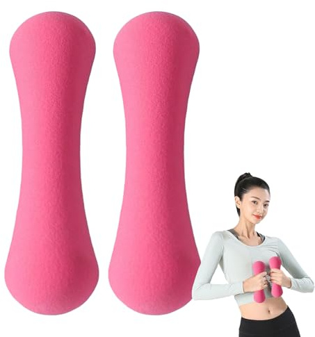 Bexdug Pesi a mano, set di pesi di manubri, Subbells di fitness da 0,5 kg set di 2, ossea, strumento di allenamento del braccio ergonomico non slip per lo studio di palestra Yoga Squat Pilates