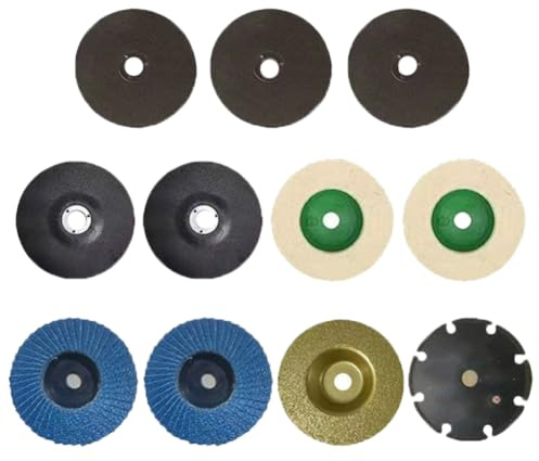Disques abrasifs Ø 75 mm x 10 mm - Disque à lamelles - Disque à lamelles - Meuleuse d'angle - Accessoires pour carrelage, verre, bois, métal