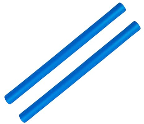 Ronyme 2X Bastoni da Allenamento per Boxe Attrezzatura per Allenamento di Reazione, Bastoni da Colpire per combattimenti, Sport, Prestazioni, Sport, Blu 50 Cm