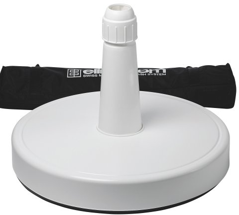Doppler PVC Sockel 70kg weiss - zum Füllen m.Sand - Rohr 28-67 mm