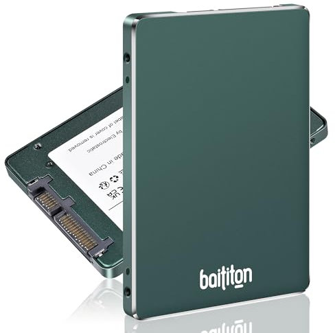 BAITITON 60GB SSD 2,5 Pulgadas SATA III Disco Duro de Estado Sólido Interno Lectura 520MB/S Escritura 500MB/S