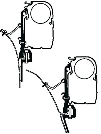 Thule Adapter für Omnistor Markise - Sprinter Van, 3 teilig (932943051)