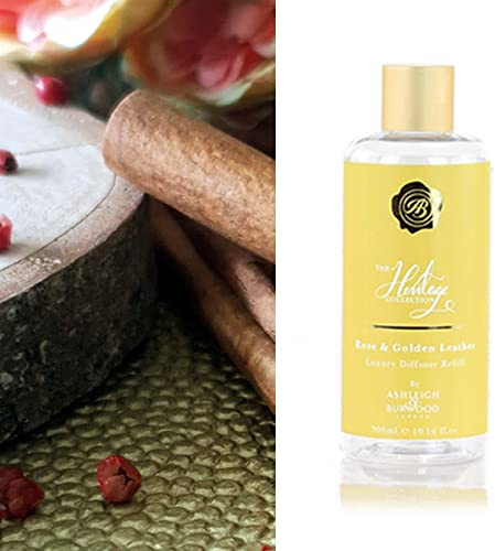 Ashleigh & Burwood The Heritage Collection Nachfüllpack für Duftstäbchen, Golden Leather & Rose