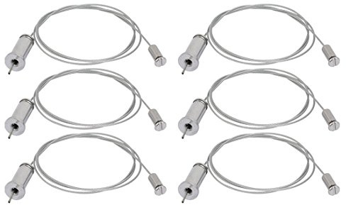Ruilogod 6pcs 80cm Lighting Suspension Cable Hanging Chain Cylinder Attachment Head (id: 773 33a 943 f2b da0
