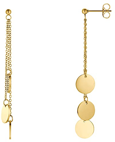 Heideman Ohrringe Janna Damen Edelstahl 6,5cm | Schöne Geschenkidee für Frauen zum Jahrestag oder Muttertag, hautfreundlich, anlaufresistent, alltagstauglich elegant
