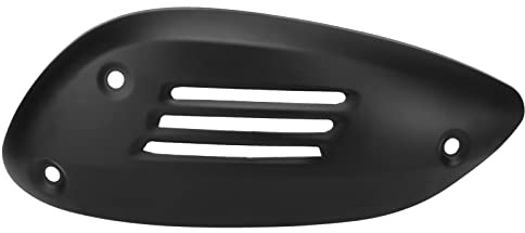 Cubierta de Tubo de Escape Silenciador de Motocicleta Protector de Carcasa de Protección Térmica Reemplazo de Acero Inoxidable para GTS 125 250 300 GTV 2013-2021 (Negro)