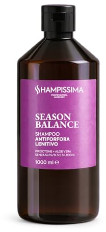 Shampissima Professional, Shampoo Antiforfora Professionale - Purifica & Riequilibra - Ideale per Cute Sensibile e Desquamata, 1000 ml