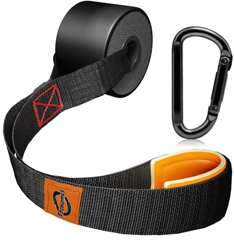 Widerstandsbänder, Türanker-Befestigung, sicherer Türanker, robuster Türanker für Widerstandsbänder, Türpfostenanker für Fitness-Workout-Band (Upgrade Türanker + Karabiner)