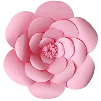 Veemoon Papierblumen-wanddekoration Für Partys Hochzeiten Hintergrunddekoration Aus Papiermaterial Makellose Verarbeitung Zarte Blumenherz