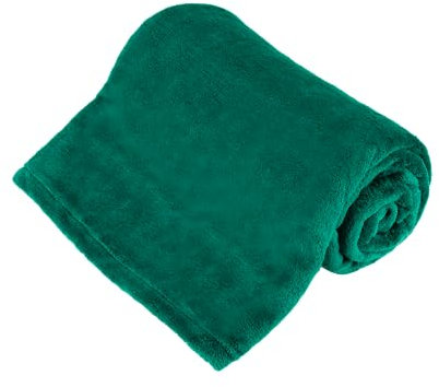 Teesa Coperta in pile 150 x 200 cm verde TSA8901-2