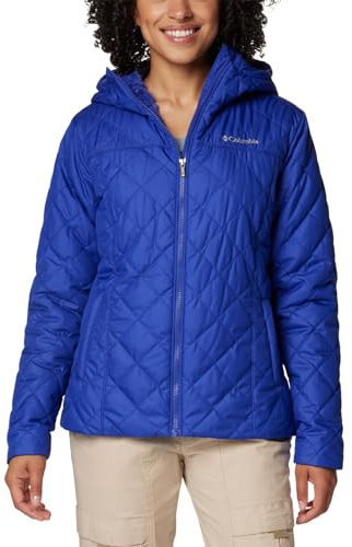 Columbia Women's Copper Crest II Hooded Jacket, Clematis Blue, XXL